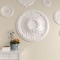 Ekena Millwork Tristan Ceiling Medallion (Fits Canopies up to 6 1/4"), 32 3/8"OD x 3 1/2"P, Primed White CM32TN - alternate 9